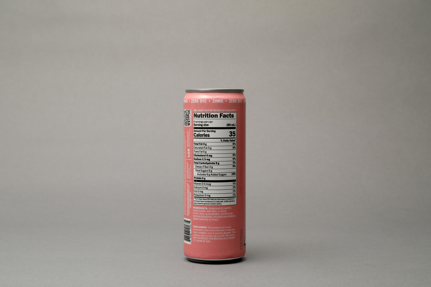 Green Goddess THC Soda - Strawberry Coconut