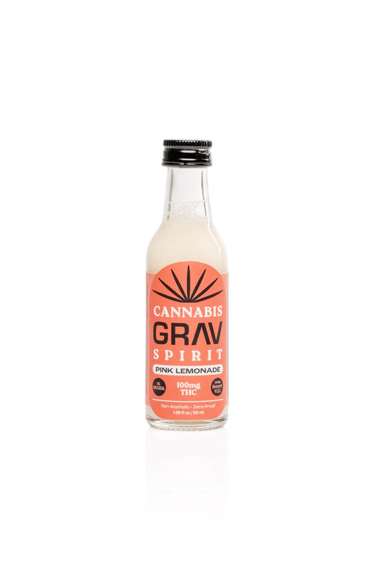 Grav Cannabis Spirit- Pink Lemonade -  Mini Shooter Bottle