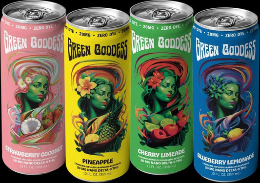 Green Goddess THC Soda - Pineapple
