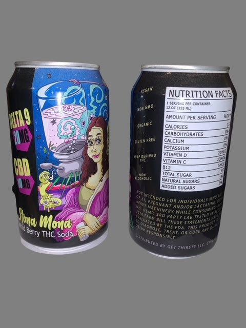 Stona Mona  - Berry Flavored Soda 20mg Delta 9