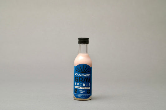 Grav Cannabis Spirit - Mini Shooter Bottle - Wild Raspberry - 100mg