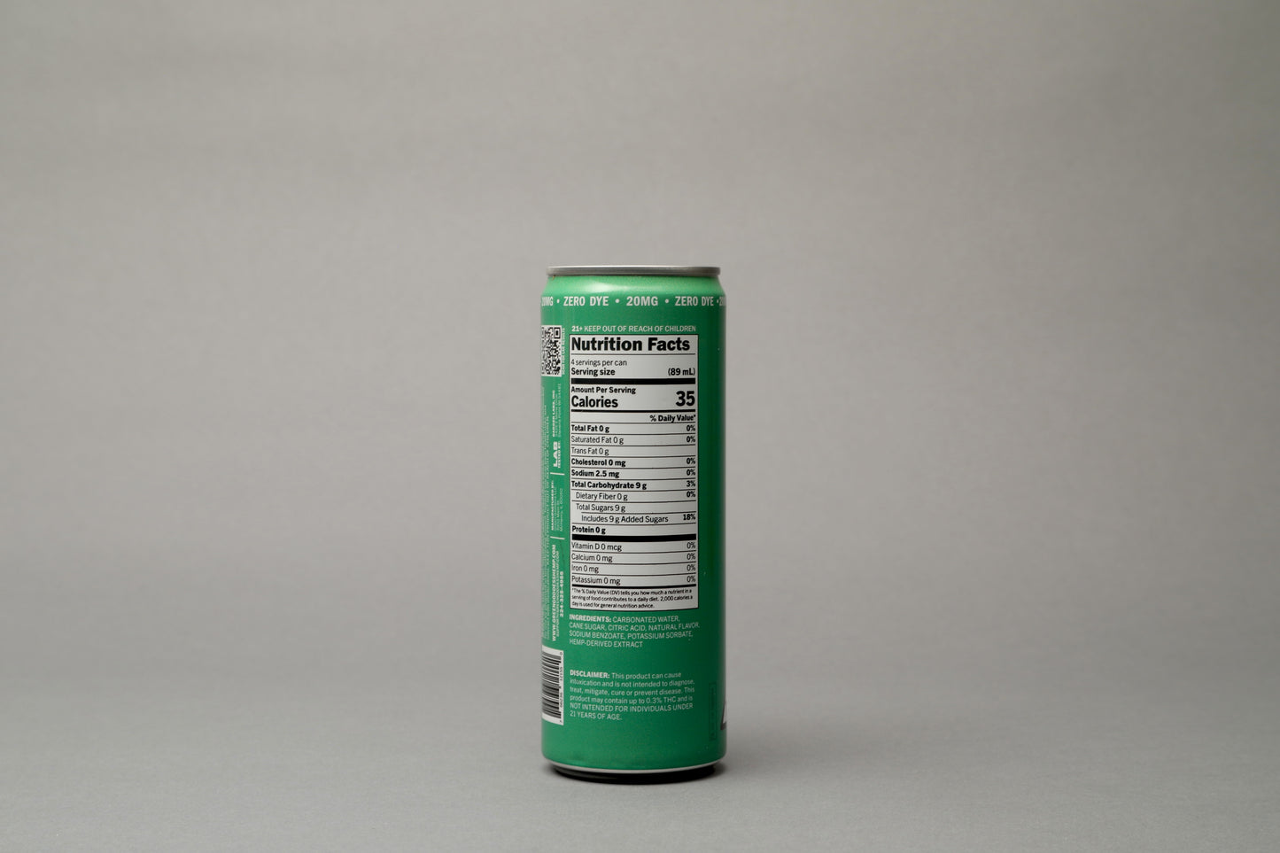 Green Goddess THC Soda - Cherry Lime