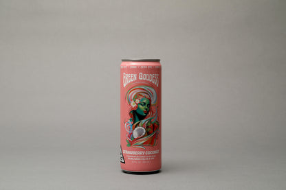 Green Goddess THC Soda - Strawberry Coconut