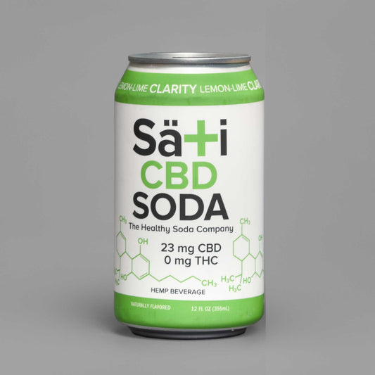 Sati CBD Soda - Lemon Lime