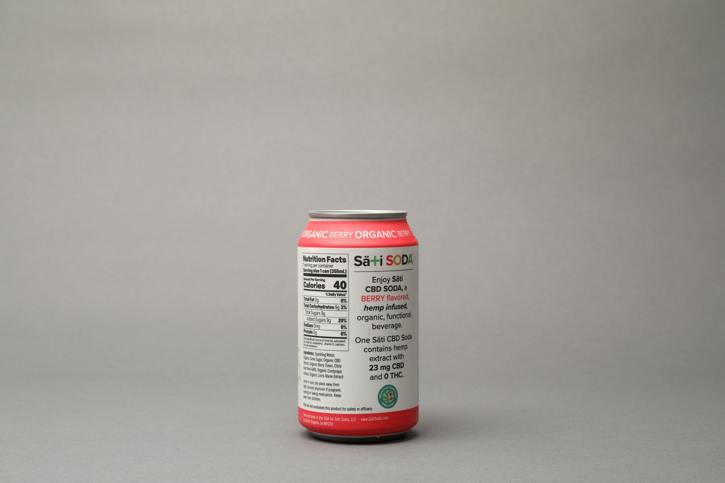 Sati CBD Soda - Berry